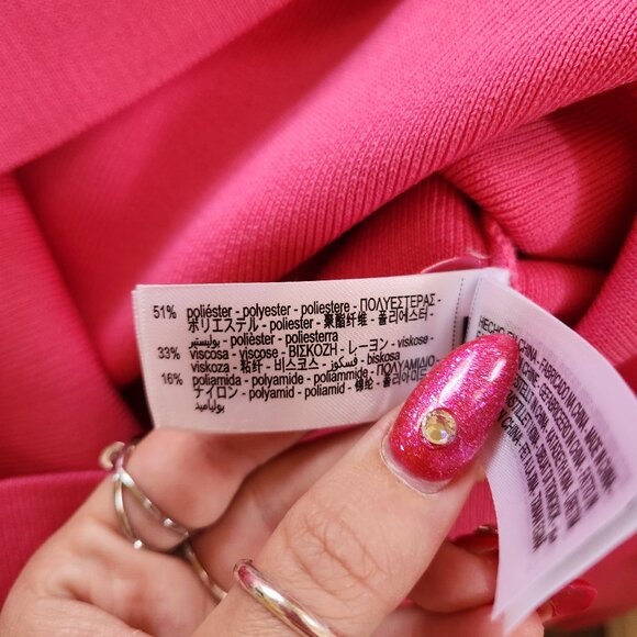 New Zara pink crop blouse and cardigan set size L - Picture 15 of 15